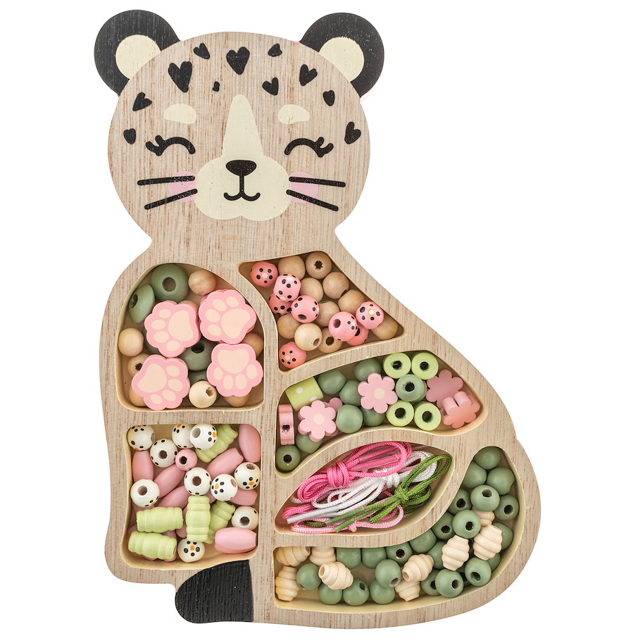 Holz-Perlen-Boutique Leopard