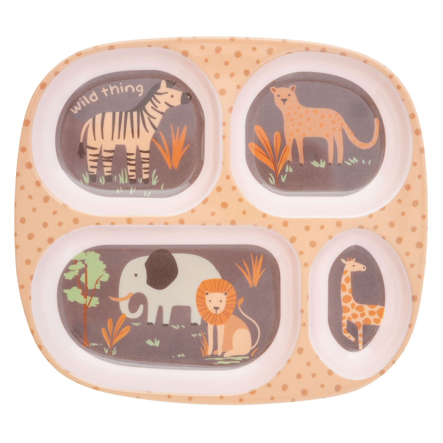 Melamin-Teller Zoo