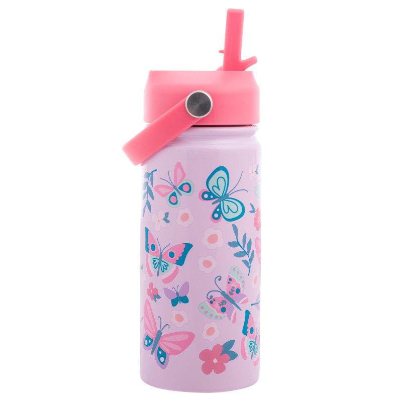 Thermo-Flasche Schmetterling