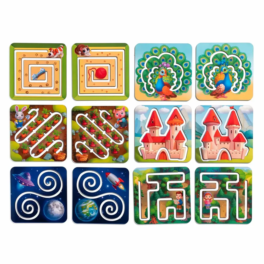 Bilaterale Labyrinth-Bretter „Zwei Hände“