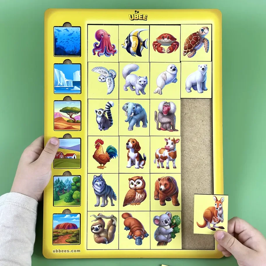 Zuordnungsspiel Tiere
