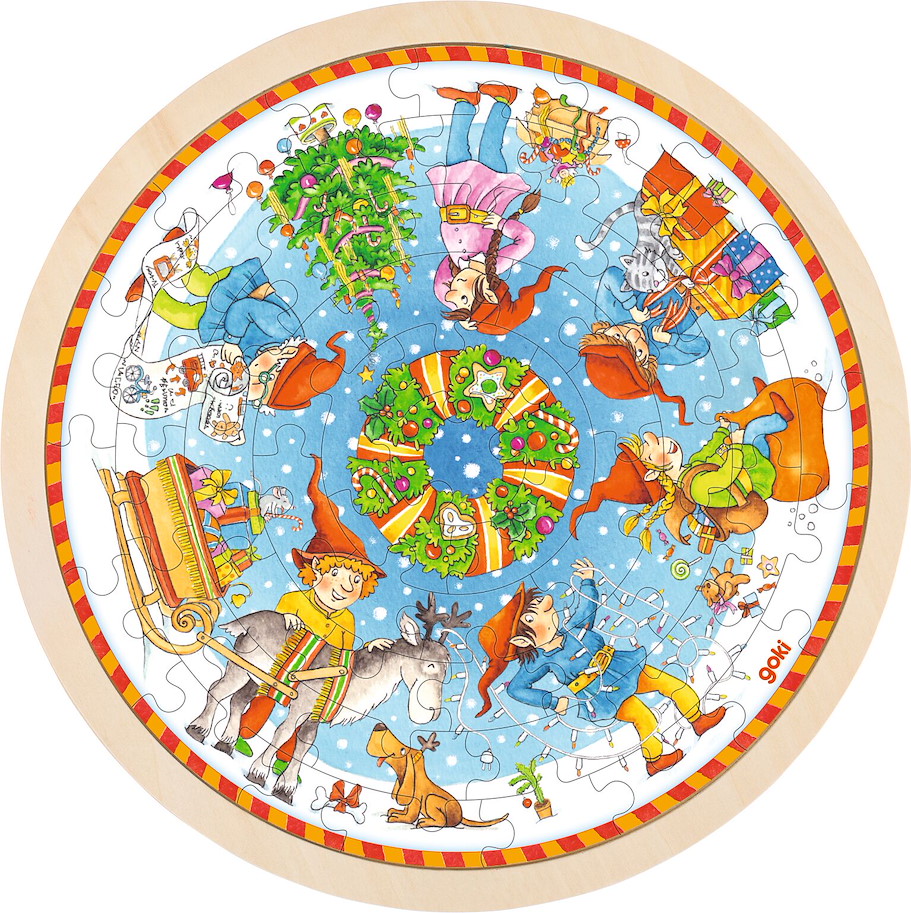 Einlegepuzzle Weihnachten