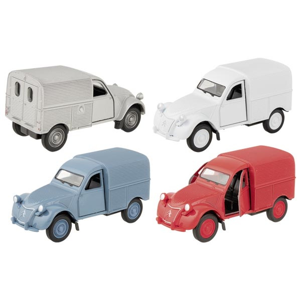 Citroen 2CV Fourgonnette, Spritzguss, 1:34-39