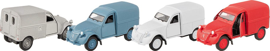 Citroen 2CV Fourgonnette, Spritzguss, 1:34-39