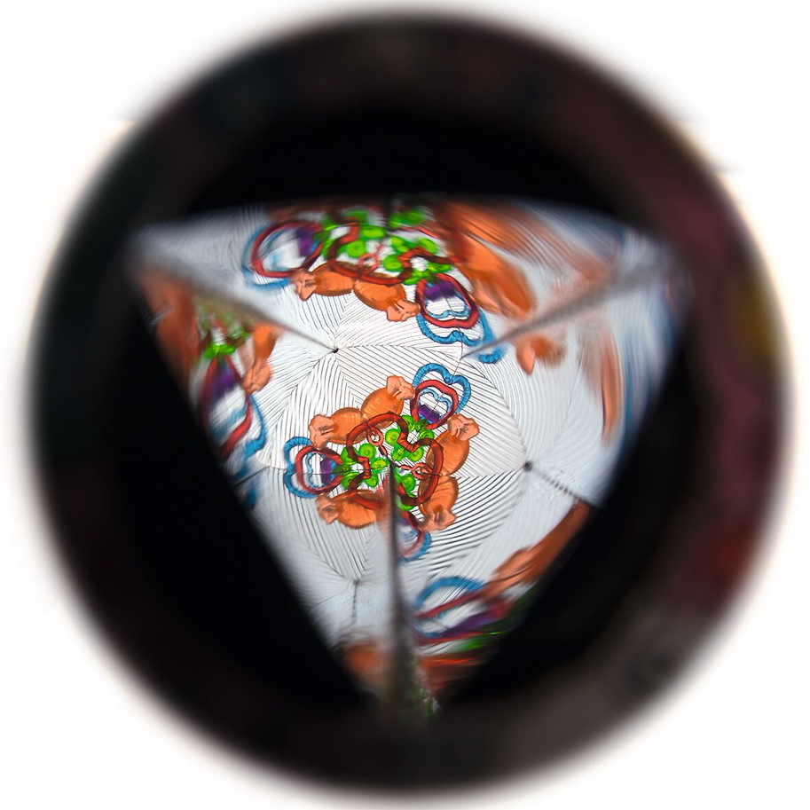Kaleidoskop Farbenwirbel im 12er Display, 3-fach sortiert, goki66