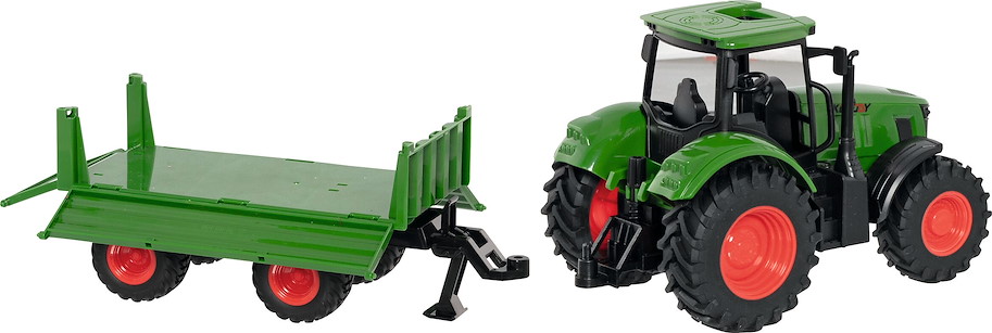 Traktor mit Anhänger, 1:24