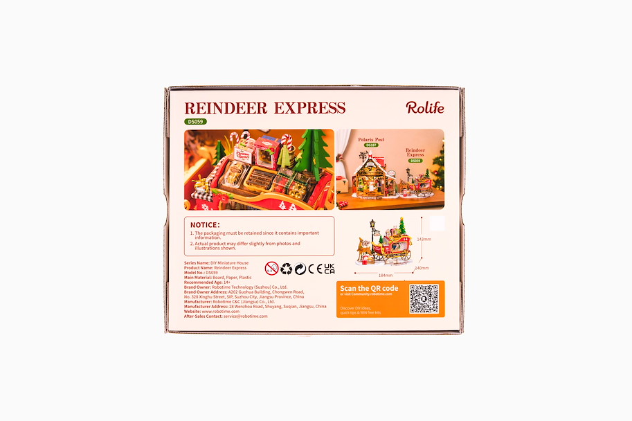 Modellbausatz 'Reindeer Express'