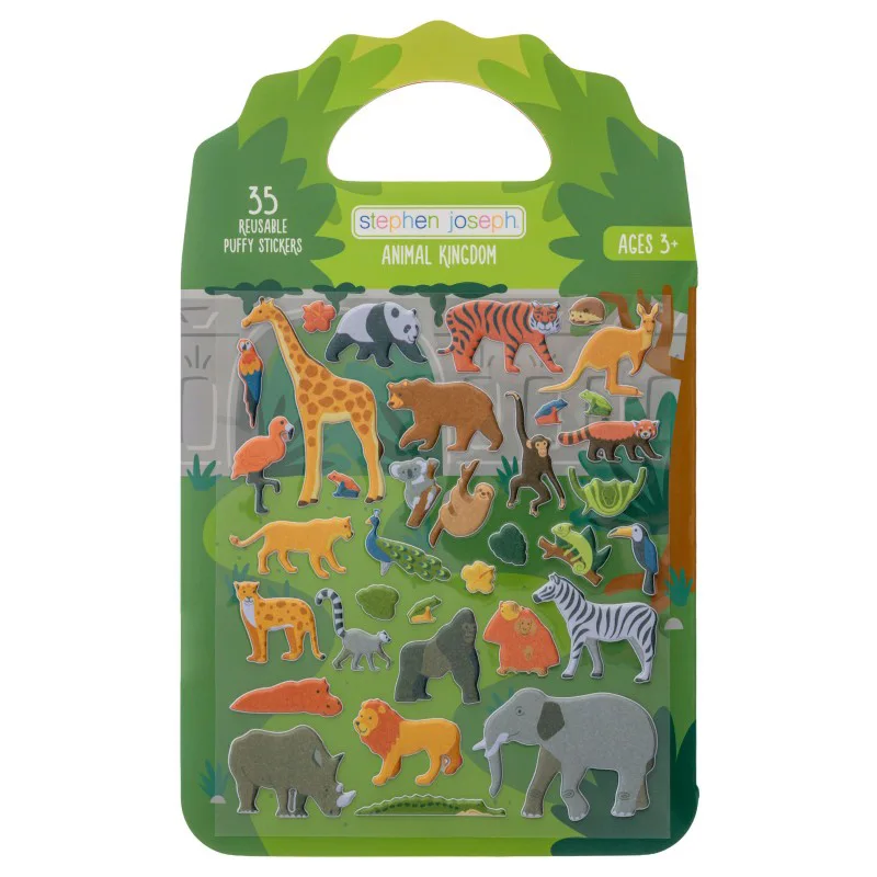 Buch mit Softklebern Zoo