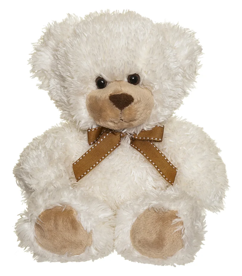 Teddy Roger creme mit Halsschleife 25 cm