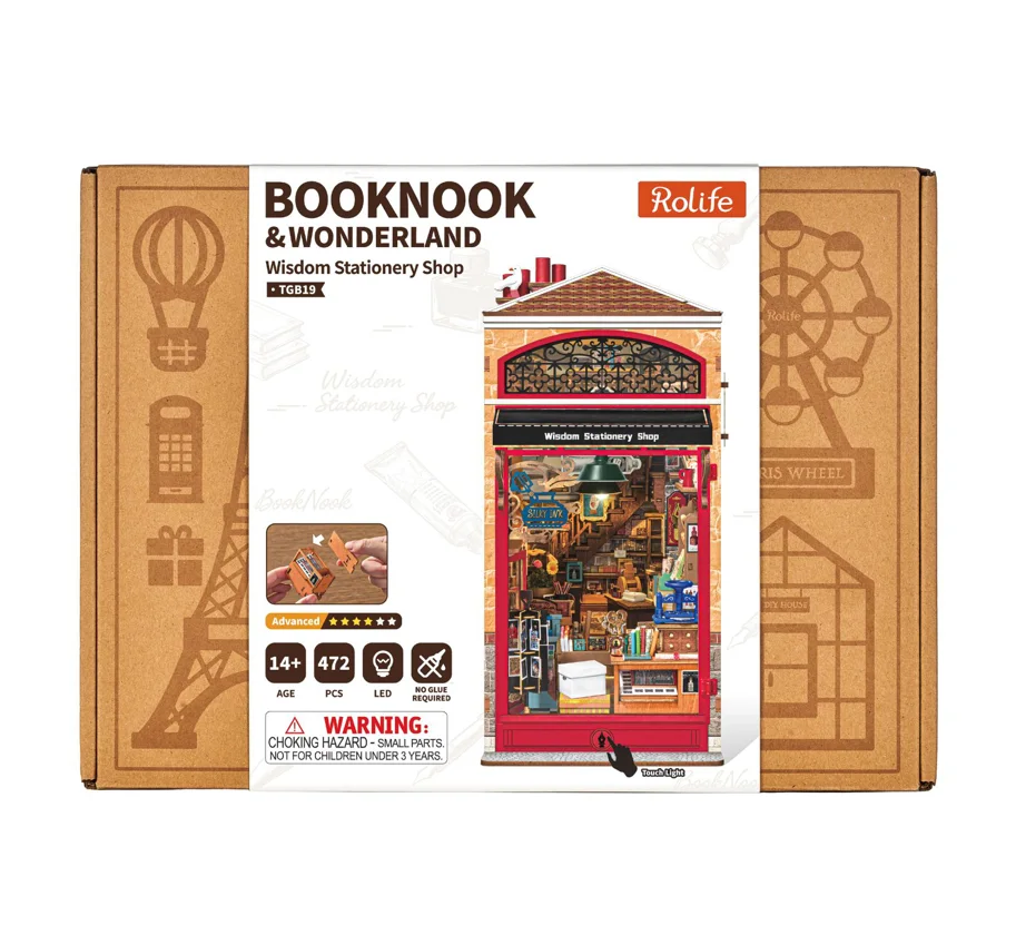 Holzbausatz 'WISDOM STATIONERY SHOP'