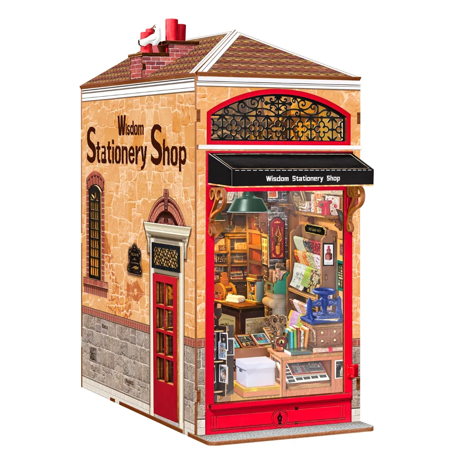 Holzbausatz 'WISDOM STATIONERY SHOP'